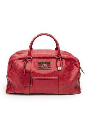 Gucci Large Duffel Red Guccissima